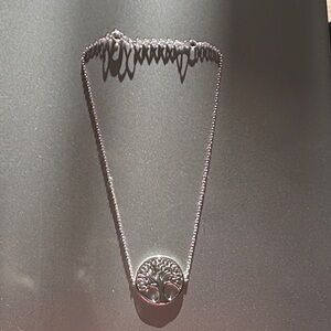 Silver Tree of Life Ankle Bracelet